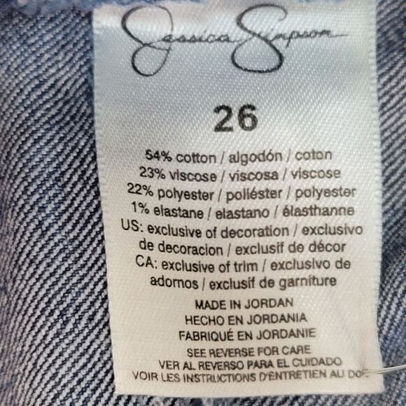JESSICA SIMPSON Kiss-Me‎ Ankle Skinny Jeans SIZE 26 - Picture 13 of 14